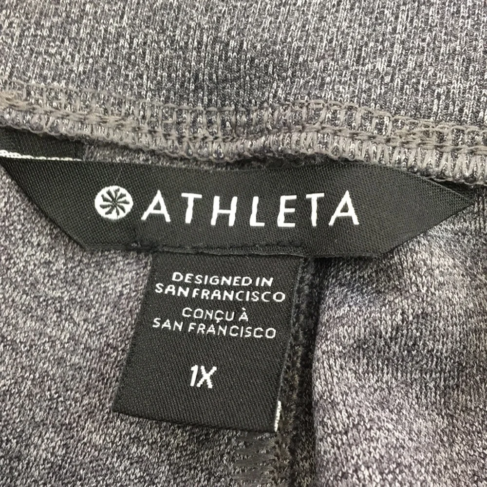 Athleta Venice Womens Midrise gray Joggers Size 1X EXCELLENT Pre-owned Condition